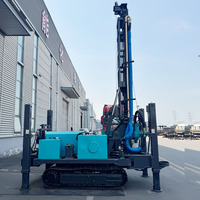 Foreuse pneumatique DTH sur chenilles mobiles haute efficacité 350M pour forage rapide de puits profonds dans la roche avec positionnement précis