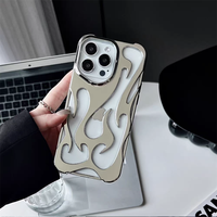 2024 nouveau Design Dissipation thermique étui de téléphone en TPU pour iPhone 15 Pro Max éblouissant Cool électrolytique accessoires mobiles couverture arrière