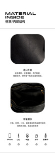 Bolso Bandolera de Cuero Genuino, Diseño Simple, Elegante, para Mujer, Bolso de Hombro - Product Image 4