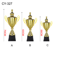Copa de Trofeo a Precio de Fábrica para Eventos Deportivos, Premio de Metal Personalizado, Venta al por Mayor de Trofeos y Copas de Medallas de Fútbol en 3D Oro y Plata