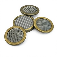 Filter Disc Baja Tahan Karat 200 Mikron, Tebal 3mm, Kawat Jaring Bulat untuk Katup Servo Cair