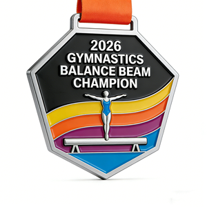 Medalla Deportiva Personalizada <span class=keywords><strong>de</strong></span> Aleación <span class=keywords><strong>de</strong></span> Zinc para Gimnasia, Medalla <span class=keywords><strong>de</strong></span> Campeonato <span class=keywords><strong>de</strong></span> Metal con Esmalte <span class=keywords><strong>de</strong></span> Color, Fundición a Presión, ODM OEM - Product Image 1
