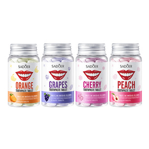 Esensi Herbal alami, pasta gigi pemutih rasa Mint alami padat untuk gigi sensitif ukuran perjalanan untuk penggunaan rumah - Product Image 1