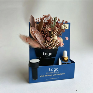 Difusor de Fragancia para Auto Ecológico con Flores Naturales Preservadas, Ambientador de Flores Secas, Mini Ramo de Aceites Esenciales, Día de la Madre - Product Image 3