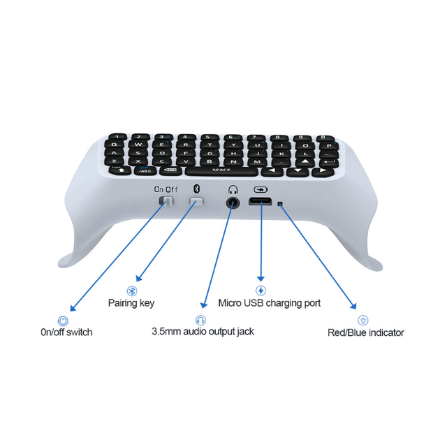 Hot Sale Wireless Gamepad Keyboard for PS5 Wireless Controller for Playstation 5 Game Keyboard