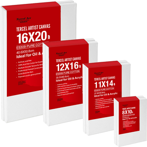 Hot Bán Buôn Tinh Khiết Bông <span class=keywords><strong>16X20</strong></span> Inch Kéo Dài Nghệ Sĩ Vải Cho Bức Tranh Với Khung 40X50Cm Trống Vải - Product Image 2