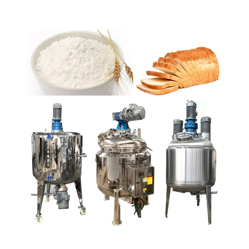 Stainless Steel Blending Tank Body Gel Dishwashing Liquid Detergent Homogenizing Mixer Shampoo and Conditioner Making Machine