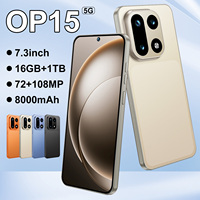 Téléphone OnePlus 15 5G 2026, écran ULTRA perforé de 7,3 pouces, 16 Go de RAM, 1 To de ROM, appareil photo principal 108 MP, batterie 8000 mAh, 12 cœurs, Android 15