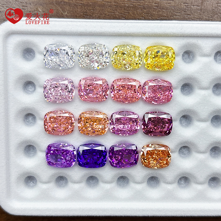 white cz gemstone cubic zirconia