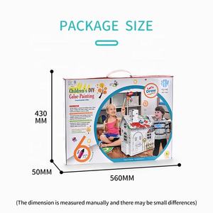 Juguete de Pintura con Rotuladores de Papel para Niños Mayores de 3 Años, Diseño de Casa de Campo, Dibujo, Rompecabezas 3D - Product Image 3