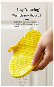 Gants de cuisine en silicone isolés et épaissis, pinces antidérapantes pour les mains, pinces de cuisson anti-brûlure, ensembles de maniques de four, compatibles lave-vaisselle - Product Image 4
