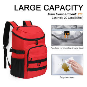 Sac à dos isotherme en TPU, très populaire, capacité 24 ou 35 canettes, maintient au frais jusqu'à 72 heures, sac à déjeuner souple - Product Image 3