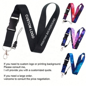 Personalizado Nylon Poliéster Laynards Llavero Correa para el cuello Medalla Sublimado Titular de la tarjeta Cordón con logotipo personalizado - Product Image 2