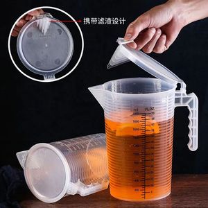 Taza Medidora de Plástico con Asa, 250 ml, 500 ml, Apta para Alimentos, Apta para Lavavajillas, Diseño Minimalista, para Uso Doméstico y de Camping - Product Image 3