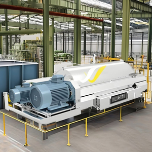 Горизонтальная спиральная центрифуга LWS для трехфазной сепарации с двигателем и подшипником для переработки отработанного масла - Product Image 1