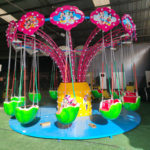 Silla Voladora Portátil Pequeña para Niños, Atracción de Feria, Columpio para Parque de Diversiones en Venta - Product Image 3