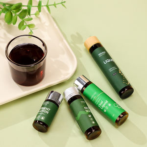 Flaconi in Vetro Marrone da 10ml, 18ml, 20ml, 25ml per Liquidi Orali e Bevande con Tappo a Vite in Legno - Product Image 1