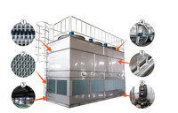 Système de réfrigération de chambre froide avec compresseur Bitzer, condenseur évaporatif de refroidissement par ammoniaque, nouveau modèle d'usine chinoise