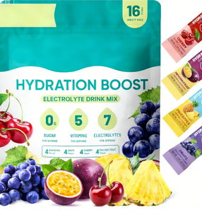 Suplementos Deportivos en Polvo con Electrolitos e Hidratación de Marca Privada OEM para Personas Activas, No Apto para Mujeres Embarazadas - Product Image 1