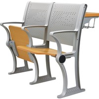 Sièges d'auditorium, chaises de salle de conférence, bureaux d'étudiant en bois massif, bancs, sièges de salle de conférence, sièges de théâtre, modernes, minimalistes, pliables