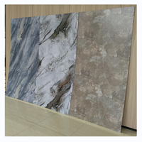 Panneaux muraux en cristal de carbone brillant à prix de gros, feuilles de marbre WPC UV pour la décoration murale