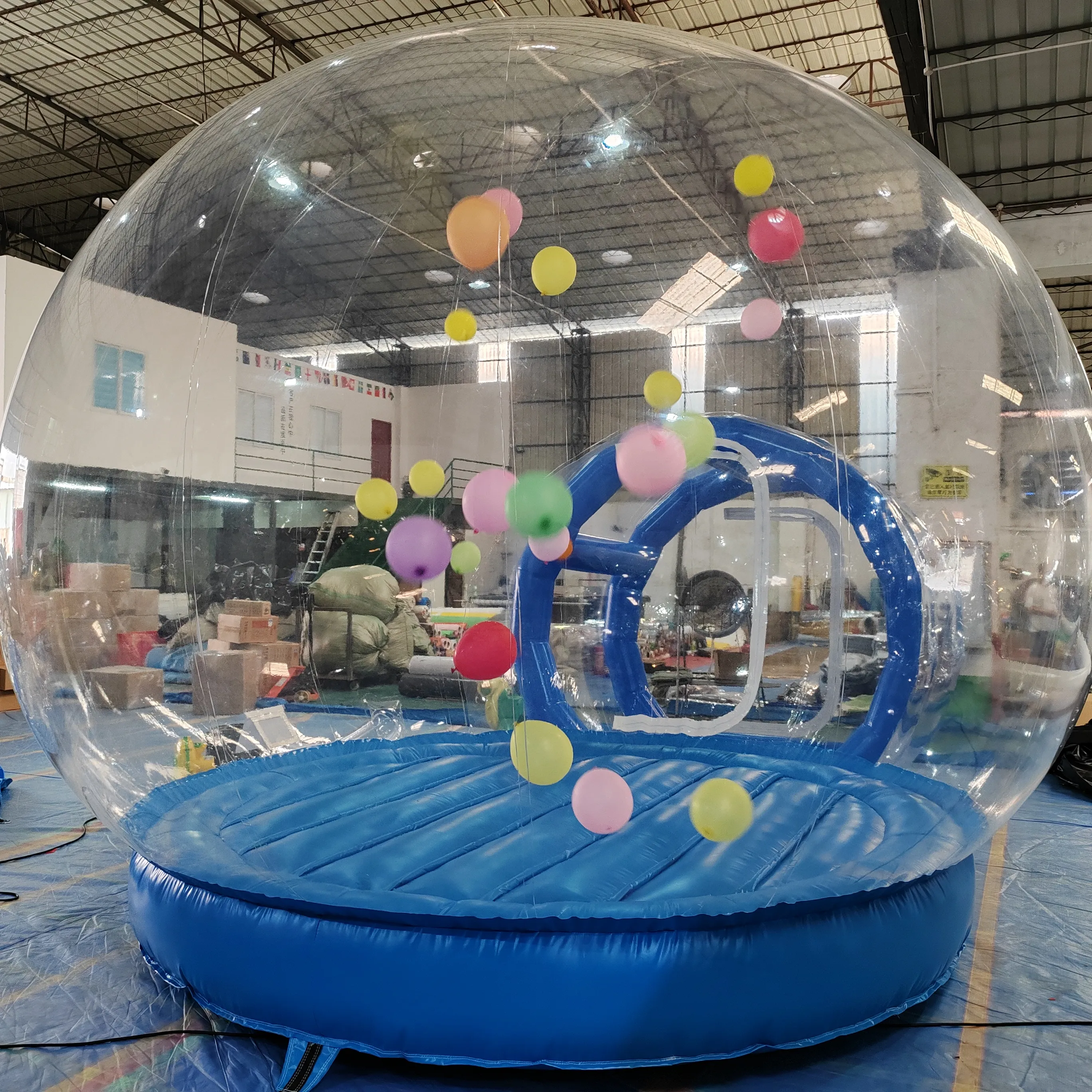 Hot Sale Transparent Inflatable Tent Custom Inflatable Transparent Balloon Fun House Bounce Tent