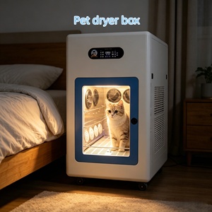 Sèche-cheveux intelligent haute vitesse pour animaux de compagnie avec boîte de séchage automatique pour salon de beauté pour animaux - Product Image 1