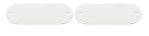 Targhette in <span class=keywords><strong>Metallo</strong></span> <span class=keywords><strong>Nero</strong></span> per Incisione, Etichette Vuote in Alluminio, Targhette per Portachiavi - Product Image 2