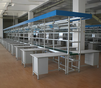 Banda Transportadora Antiestática para Línea de Ensamblaje de Posicionamiento de Aeronaves, Equipo Automatizado para Taller