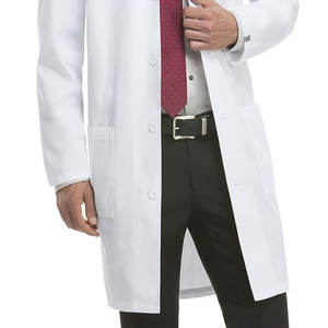 Manteau médical de manteaux de laboratoire réutilisables et professionnels confortables dans la nouvelle conception de blouse de laboratoire pleine longueur pour hommes avec une taille de garantie de 100 jours - Product Image 2