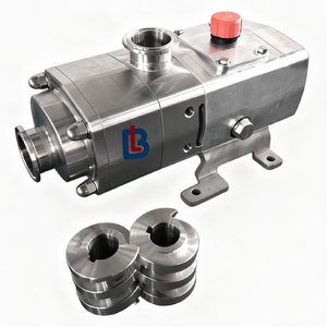 Bomba de Doble Tornillo Sanitaria CGMP SS316L de 7.5 HP de Alta Presión CIP de Bajo Cizallamiento para Productos Viscosos, Biofarmacéuticos, Ungüentos, Probióticos, Mantequilla de Nueces y Mermelada - Product Image 1