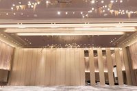 Partisi Dinding Geser Aluminium Desain Modern ExtraHigh Tebal 100mm untuk Hotel, Aula Perjamuan, Kedap Suara, dan Dapat Dilepas