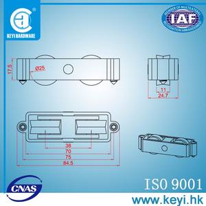 Roues de porte élégantes et fonctionnelles en aluminium/inoxydable Seel-Améliorez votre quincaillerie de porte - Product Image 5