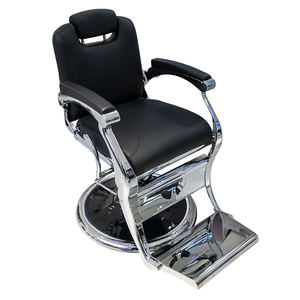 Offre Spéciale spécial rétro hommes tout noir chaise de barbier classiques <span class=keywords><strong>salon</strong></span> de coiffure chaises chaise hydraulique usine en gros - Product Image 6