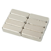 Aimants carrés en néodyme N52 N35 N48, matériaux magnétiques puissants, grande taille, 15000gs, aimants monopôles en terres rares pour la vente en gros