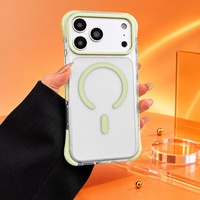Coque de téléphone transparente en PC, minimaliste, avec protection renforcée des coins pour iPhone