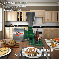 Moulin à farine commercial compact en acier inoxydable de haute qualité, machine de broyage de grains, mini-moulin à grains, meilleur prix