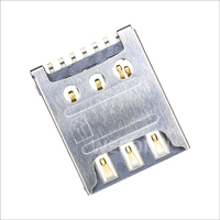 WECONN WL-SIM125-133 6PIN+1 H=1,25mm Push-Pull Mit Erkennungsschalter Nano-SIM-Karten-Anschlussbuchse Anpassbare SIM-Kartenhalterung