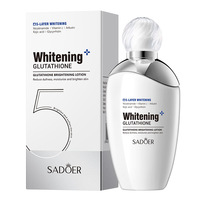 Émulsion multi-effets éclaircissante à la glycérine SADOER transfrontalière 125ml – Hydrate, améliore le teint terne, estompe les taches