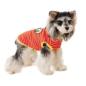 Lindo Chaleco a Rayas para Mascotas con Anillo en D para Perros Pequeños y Gatos, Camiseta Transpirable de Verano para Mascotas, Ropa para Perros y Gatos - Product Image 5