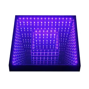 Charming 3D infinity LED stage light dance floor for Wedding,KTV and Entertainment Music Concert Theater
