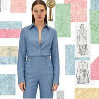 Ensemble deux pièces décontracté pour femme YFY, nouvelle collection printemps 2026, chemise à col boutonné à manches longues, pantalon long jusqu'aux chevilles, élégant et tendance