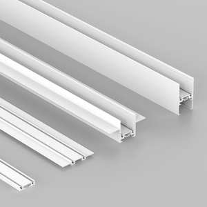 Siêu mỏng 6mm từ theo dõi hệ thống đường sắt DC48V gắn lõm 1m 1.5M 2m Đèn LED phong cách thiết kế hiện đại cho Mall nhôm - Product Image 2