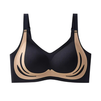 Soutien-gorge sexy grande taille pour femmes, push-up, bande en gelée, sans armatures, soutien-gorge confortable, respirant, sans couture