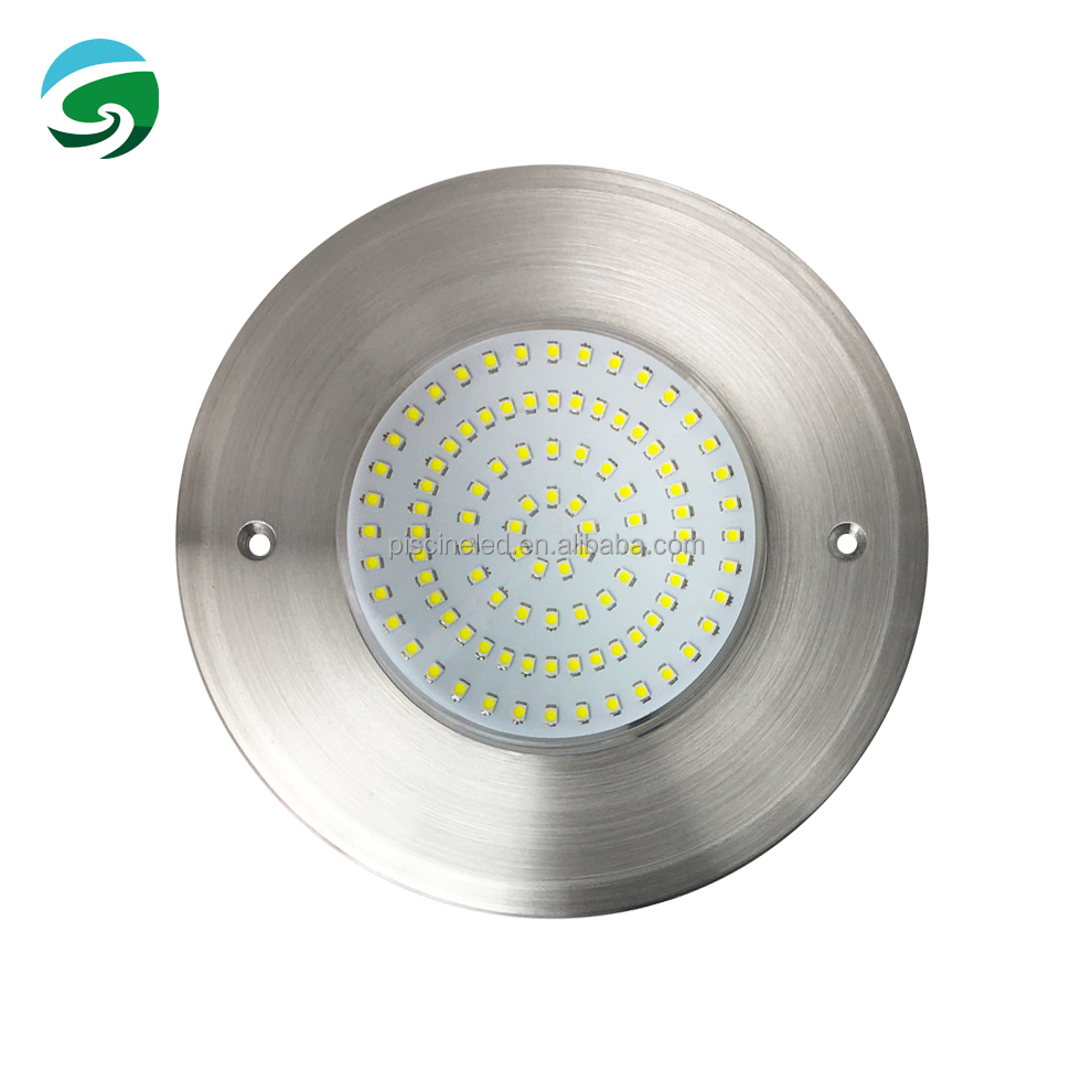 8mm Ultra Thin IP68 Resin Filled LED Pool Lamp DC12V Color Changing Stainless Steel 316 Rechargeable Dimmable Remote Pool Light