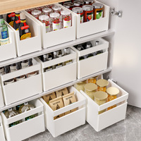 Boîte de rangement en plastique PP armoire de bureau à Angle droit en aluminium pour collations articles divers dortoir organiser fournitures de cuisine évier tiroir