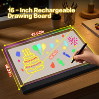 Kinder-Schreibtablett mit Stift LCD Löschbares Wiederaufladbares Digitales Notizbuch Smart