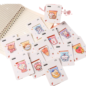 Magnetic Animal Cartoon Version Promotional Bookmark with Cute Design for Students Girls Gift Decoration Magnetic Book Marks