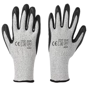 Guantes de Trabajo Resistentes a Cortes de Nivel 5, ANSI A3, Recubiertos de <span class=keywords><strong>PU</strong></span>, con Ajuste Superior, Flexibles, Antideslizantes, Sensación de Seguridad, Guantes de Seguridad Superior - Product Image 4