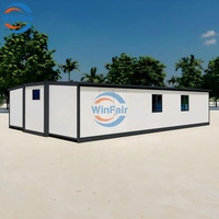 Maison conteneur mobile préfabriquée extensible WinFair 40 pieds – Prix Chine pour espace créatif / bureau minier / studio de jardin